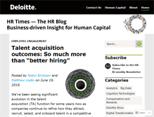 Tablet Screenshot of hrtimesblog.com